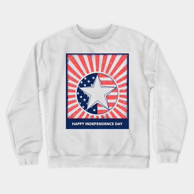 happy 4th of July Crewneck Sweatshirt by zeevana